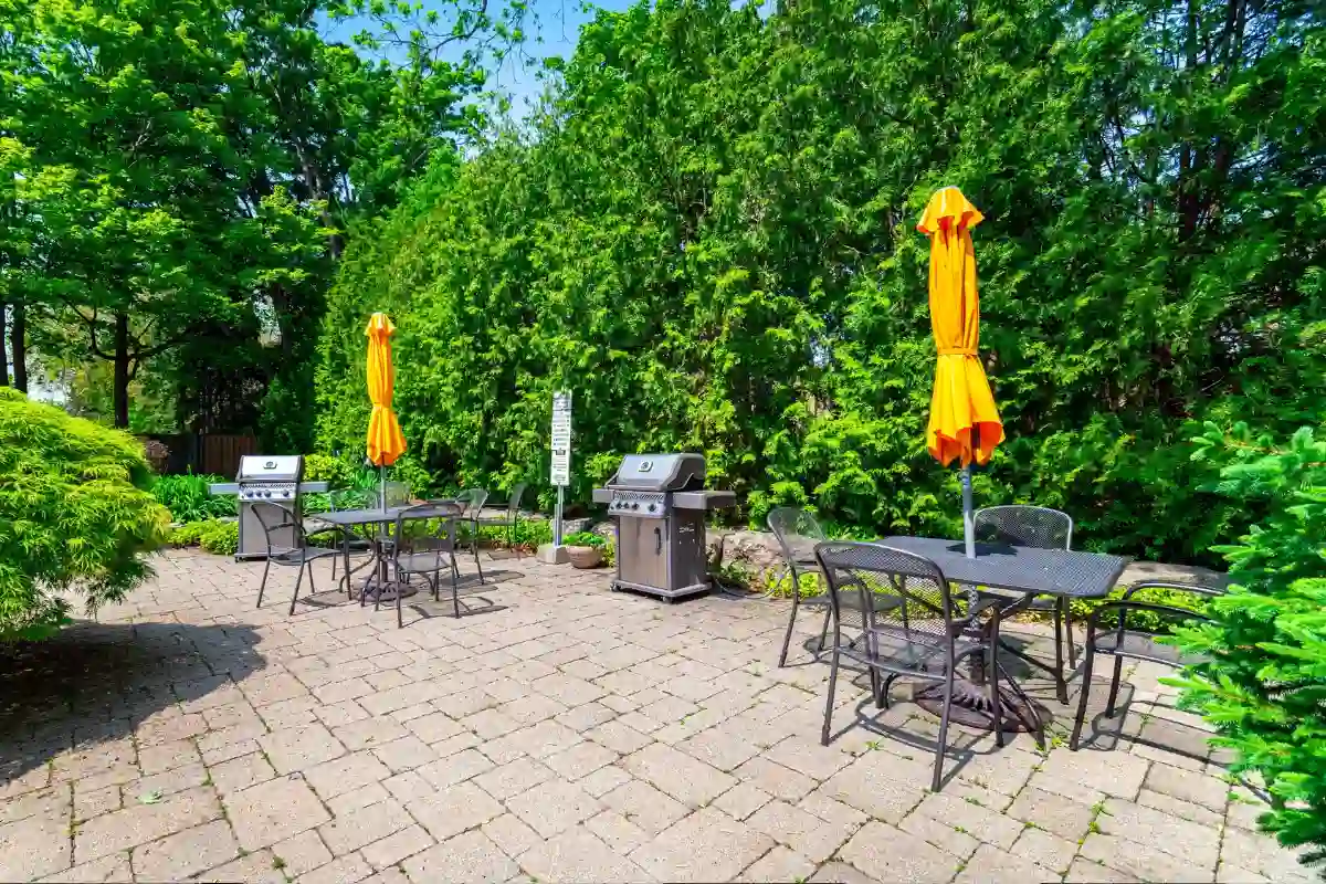 Patio area at The Sands