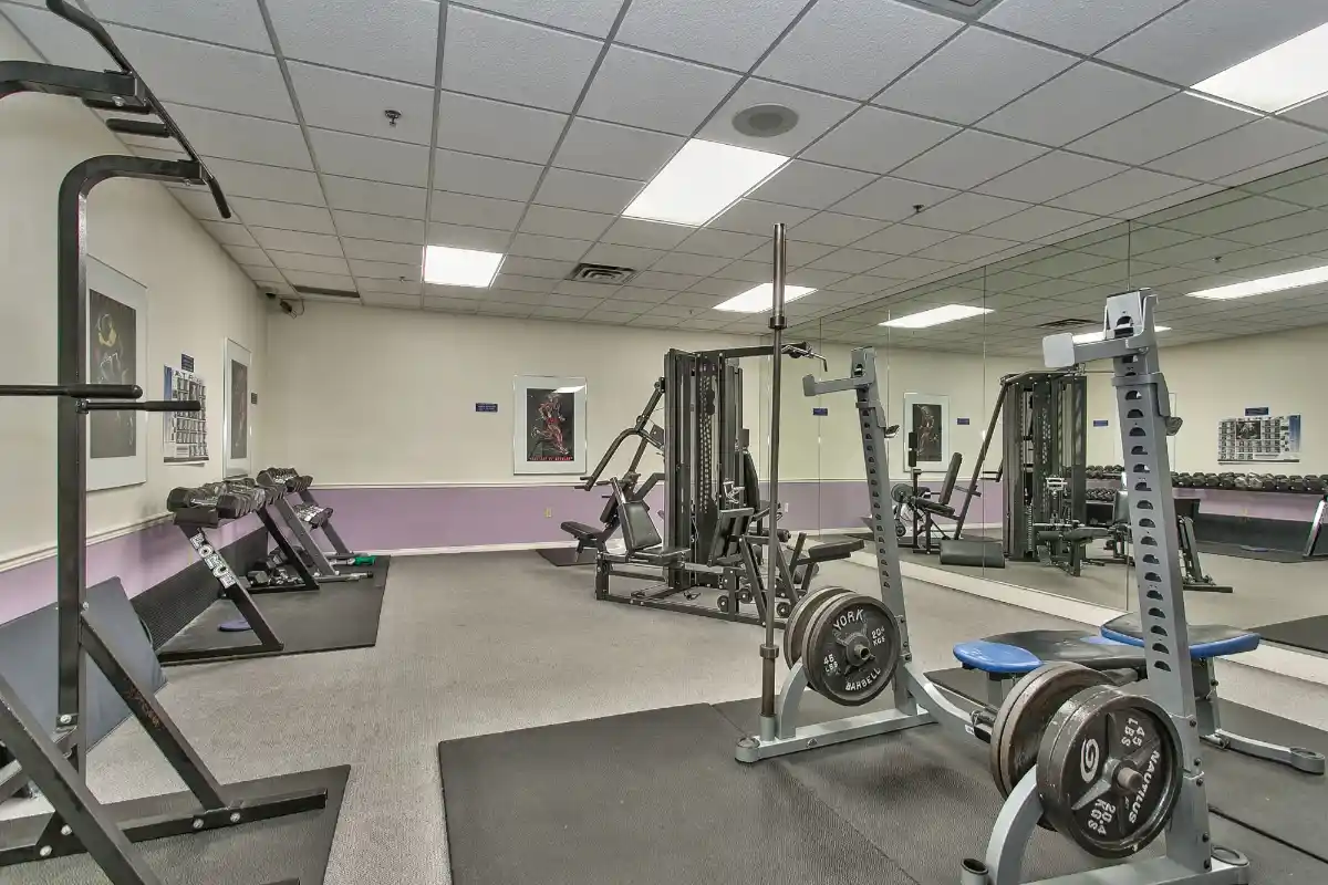 Fitness room.