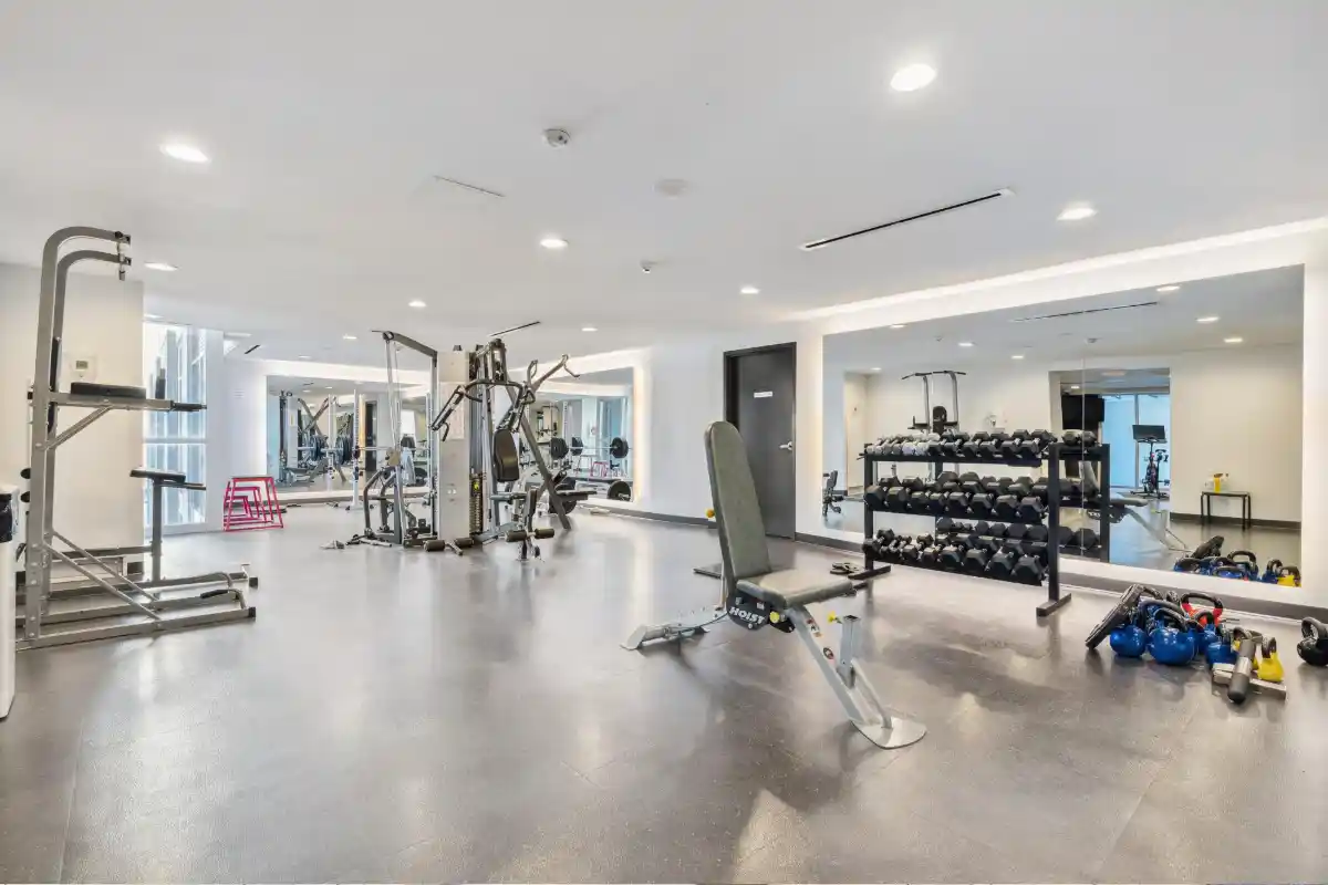 Fitness room.