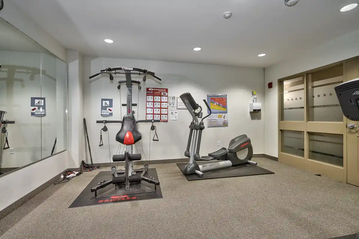 Fitness room.