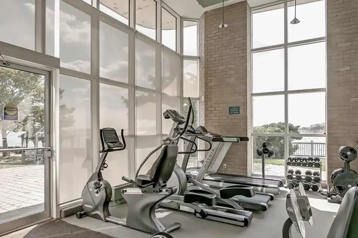Fitness room.