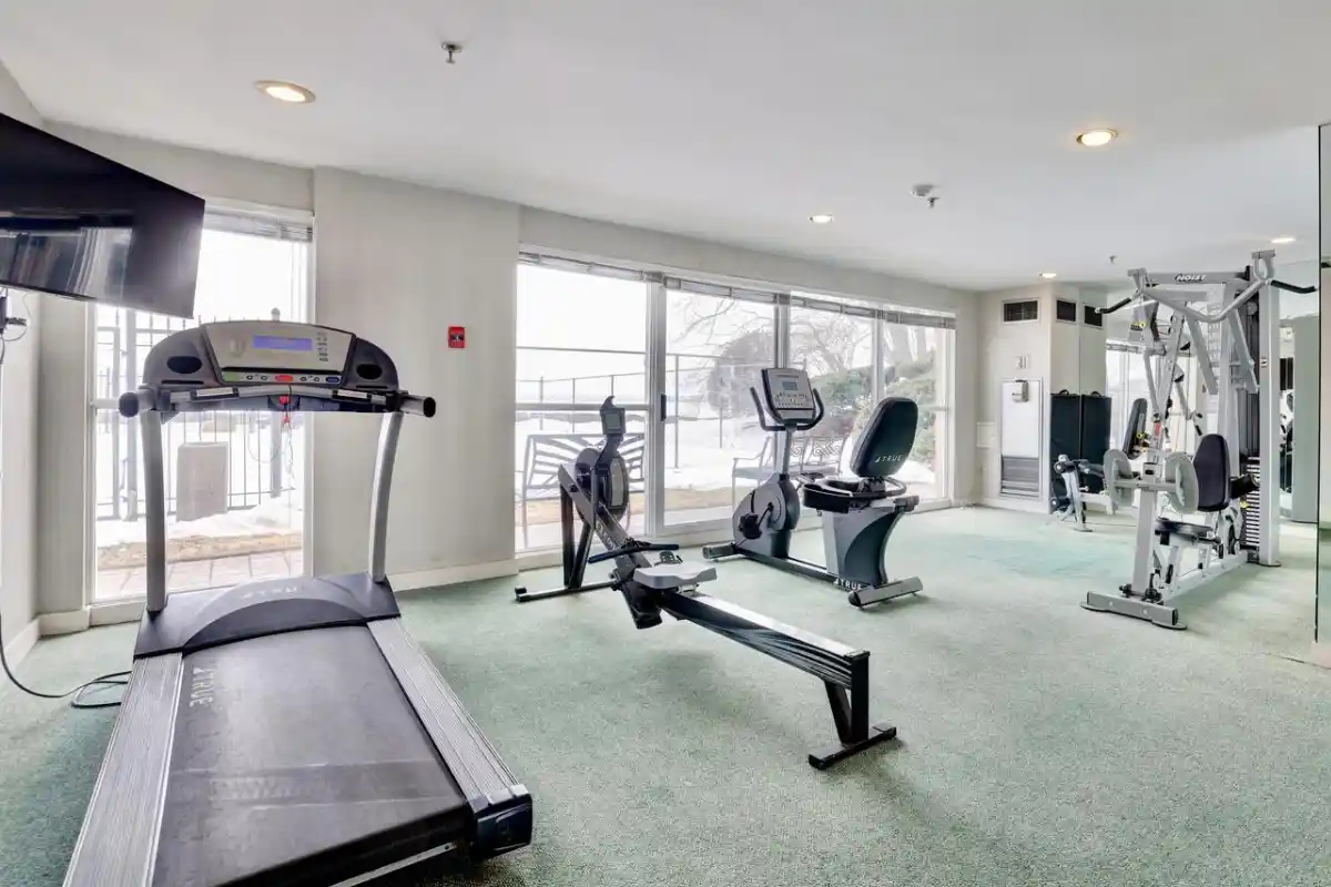 Fitness room.