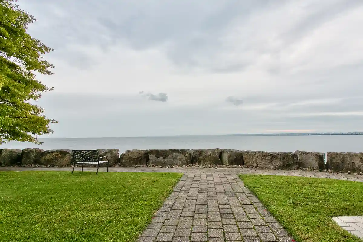 Waterfront views at Lakeforest Condominiums in Burlington