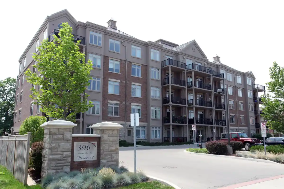 396 Plains Road East, Burlington - Westwood condominiums in Aldershot Village.