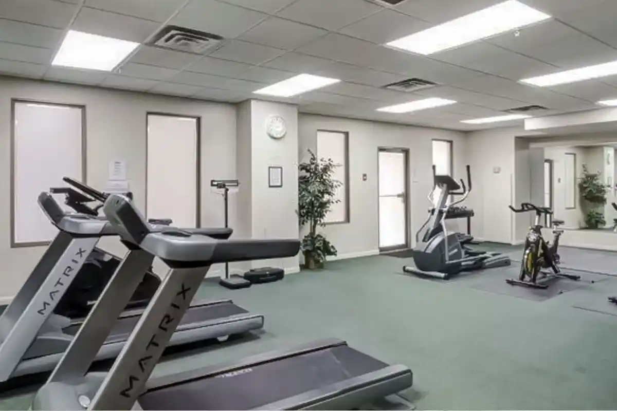 Fitness room.