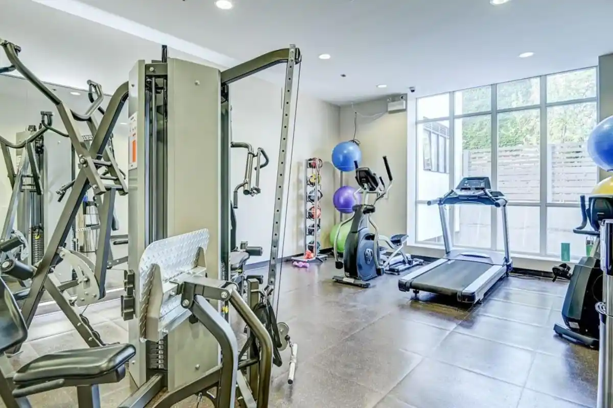 Fitness Room at 5001 Corporate