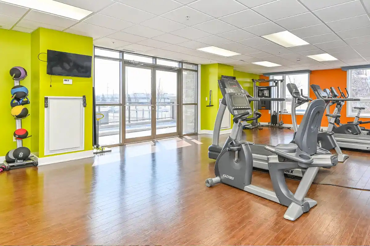 Fitness room.