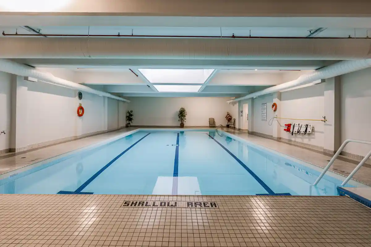 Indoor pool.