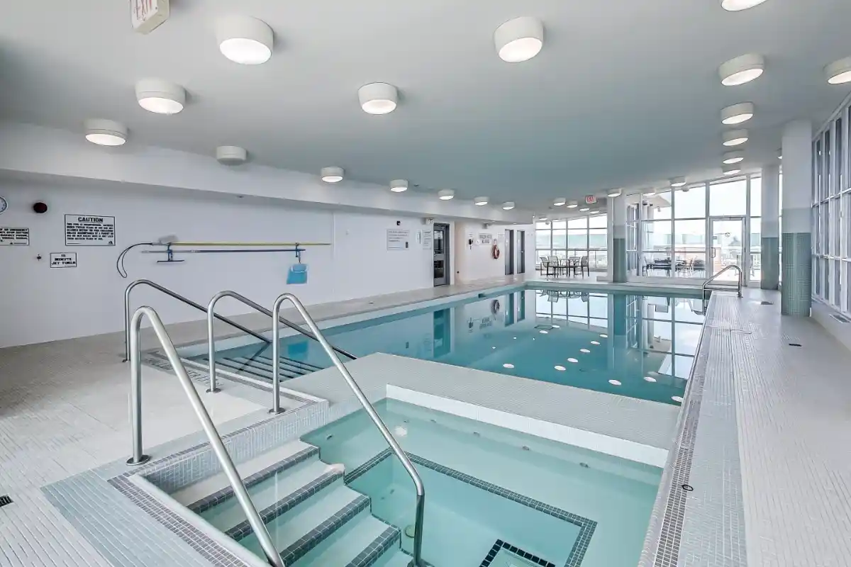 Indoor pool.